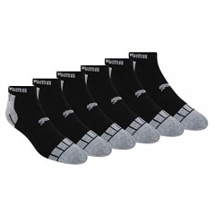PUMA mens 6 Pack Low Cut Socks