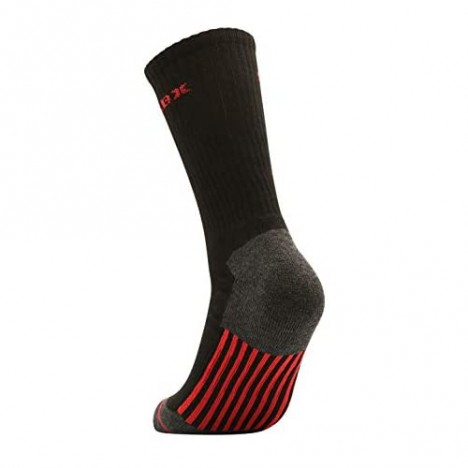 RBX Active Men's Athletic X-Dri Quick Dry 6-Pack Crew Socks