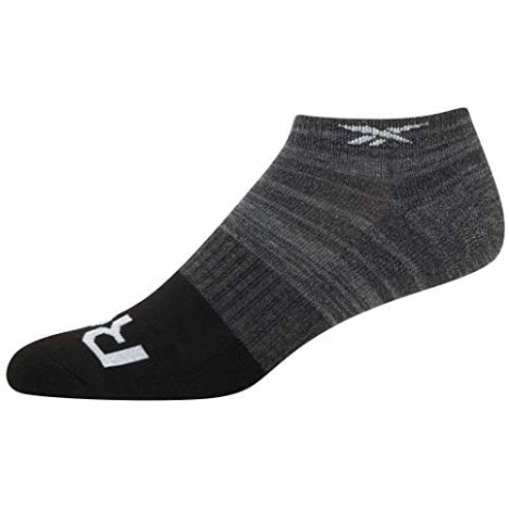 Reebok Men's Athletic No-Show Low Cut Socks with Cushion Comfort (12 Pack)