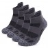 Running Socks GUUMOR 4 Pack Compression Athletic Socks Moisture Wicking Socks Low Cut Ankle Socks for Men Women