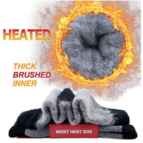 Thermal Socks for Men - Winter Warm Socks Mens Womens for Cold Weather Extreme Temperatures