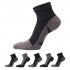 Toe Socks Five Finger Socks Mini Crew Athletic Running Socks for Men [5-Pack]