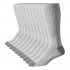 TOP STEP 10 Pair Mens Cotton Moisture Wicking Cushioned Crew Socks with Arch Support and Mesh Ventilation