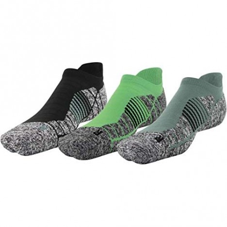 Under Armour Adult Elevated+ Performance No Show Socks 3-Pairs