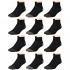 Van Heusen Men's Socks - Performance Cushioned Above Ankle Athletic Quarter Mini-Crew Socks (12 Pack)