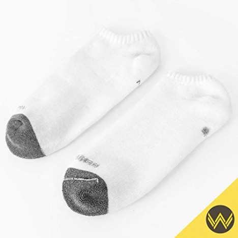 WANDER Men's Athletic Low Cut Socks 8 Pairs Thick Cushion Durable Socks for Men Ventilating Cotton socks 9-12/12-15