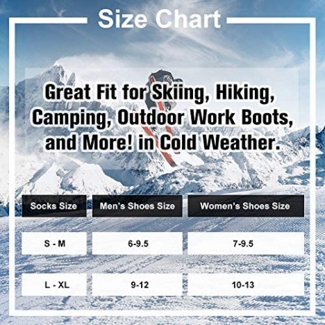 Winter Warm Thermal Socks for Men Women Busy Socks Extra Thick Insulated Boot Heated Crew Socks For Extreme Cold Weather