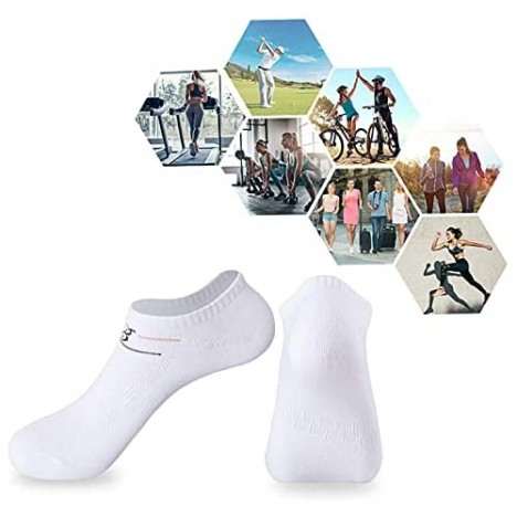 Women's Ankle Socks-Corlap Running Cushiond Athletic Socks Men's Low Cut Sports Casual tab Socks US Size 7-11