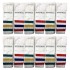 Yacht & Smith Mens & Womens Wholesale Bulk Cotton Tube Socks Referee Style by SOCKS'NBULK (12 Pairs Assorted Mens 10-13 (Shoe Size 7-12))