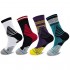 Protective Basketball Socks for Men Dri-Fit Athletic Sports Sock Running Crew Compression Stocking (4 Pairs)