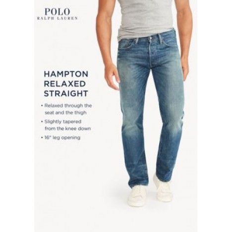 Straight-Fit Lightweight Morris-Wash Jeans