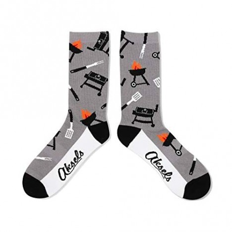 Aksels Fun Foodie Calf Socks for Men and Women