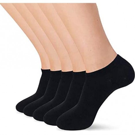 Bamboo No Show Sock Men Thin Low Cut Socks Odor Resistant Breathable Sock 5 Pair