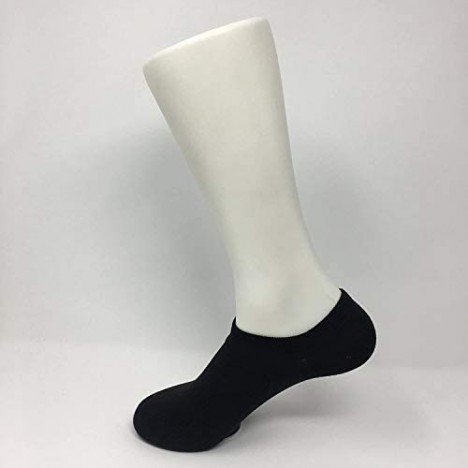 Bamboo No Show Sock Men Thin Low Cut Socks Odor Resistant Breathable Sock 5 Pair