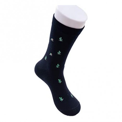 Casual Men's Socks Medium and Long socking 3D Print Fashion Comfortable Cotton socks for Man Breathable and Sweat-absorbent