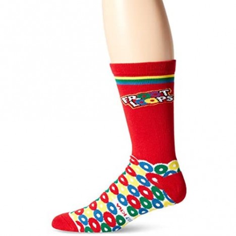 Cool Socks Men's Froot Loops (Knit) Multi Shoe size:8-12