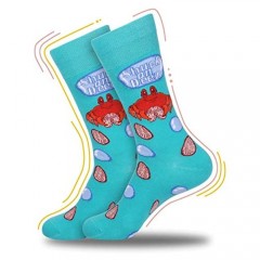 Fishing Socks Shuck On Deez Nuts Meme Socks Punny Socks Crab Socks Graphic Socks Joke Socks Casual Dress Socks