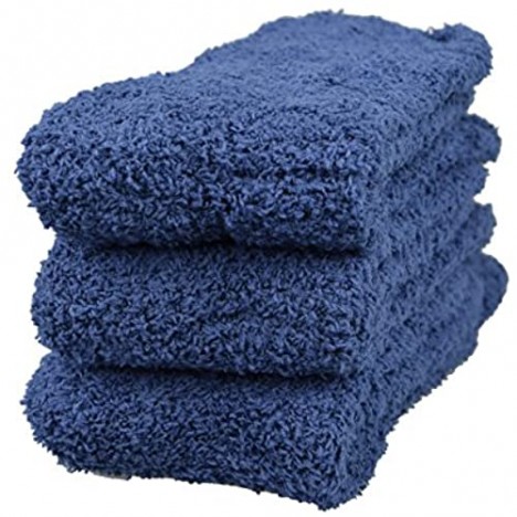 Fitu Men's Soft Warm Cozy Fuzzy Socks Plush Fleece Fluffy Slipper Socks Microfiber