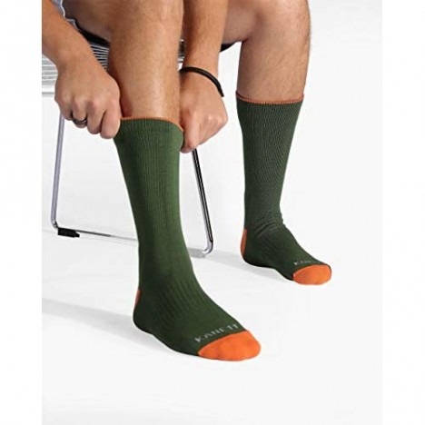 Kane 11 Socks in Your Exact Size - Newport Mid-Weight Cotton Hiking Crew Socks for Men