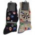 Men's Bamboo Socks Bundle - 4 Pairs Darts & Billiards Themed