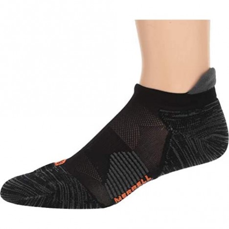 Merrell mens 1 Pack Performance Ultra Light Running Tab Socks