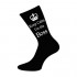Oaktree Gifts Mens Black Keep Calm i'm the Boss Socks US Size 6-13