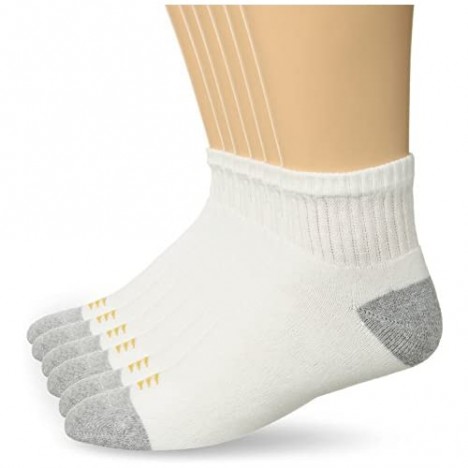 PowerSox Allsport Cotton Quarter Socks white Shoe Size: Mens 4-8.5