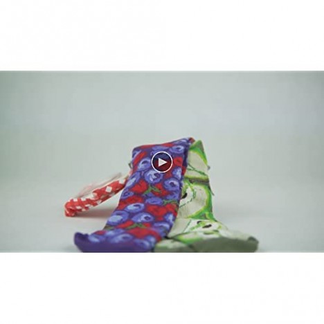 Rainbow Socks - JAR SOCKS Blueberries and Pears Funny Gift! - Unisex - 2 Pairs