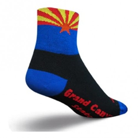 SockGuy Classic 3in Arizona Flag Cycling/Running Socks