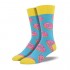 Socksmith Mens' Novelty Crew Socks"Mmm.Donuts" - 1 pair