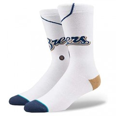 Stance Men's Brewers Home Socks White L