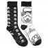 Star Wars Stormtrooper Argyle Men's Crew Socks 2 Pair Pack Shoe Size 6-12