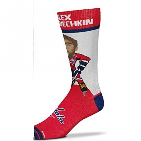 Washington Capitals Alex Ovechkin #Player Socks by For Bare Feet (Youth Medium & Large Available)