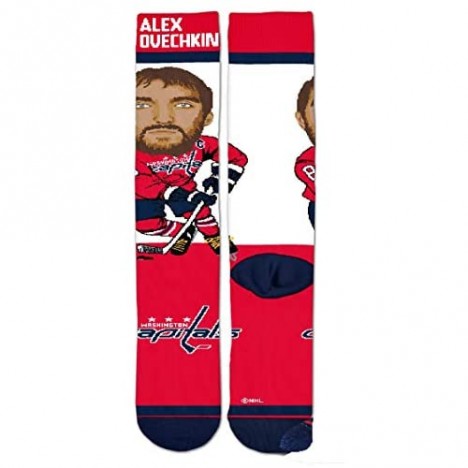 Washington Capitals Alex Ovechkin #Player Socks by For Bare Feet (Youth Medium & Large Available)