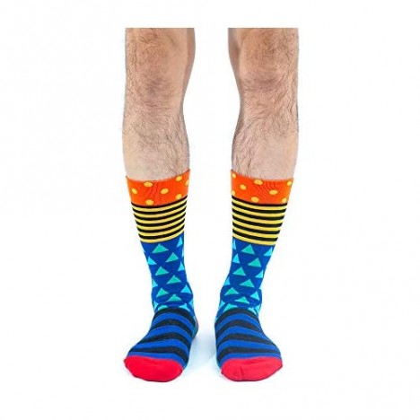 Bonangel Fun Socks Funny Socks for Men Novelty Crazy Crew Dress Socks Cool Cute Food Graphic Animal Socks