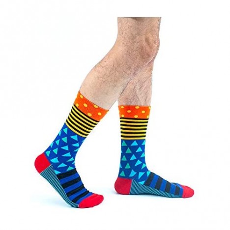 Bonangel Fun Socks Funny Socks for Men Novelty Crazy Crew Dress Socks Cool Cute Food Graphic Animal Socks