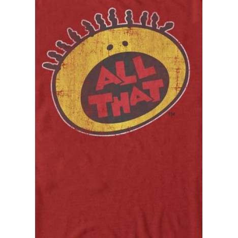 All That Classic Vintage Face Logo Title Short Sleeve T-Shirt