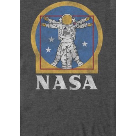 Astronaut Golden Vitruvian Space Man Short-Sleeve T-Shirt