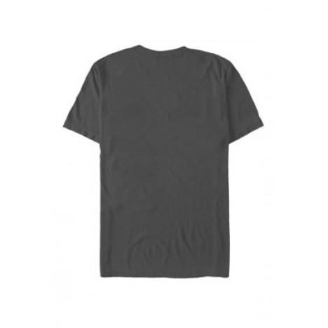Death Star and Millennium Falcon Logo Short Sleeve Graphic T-Shirt