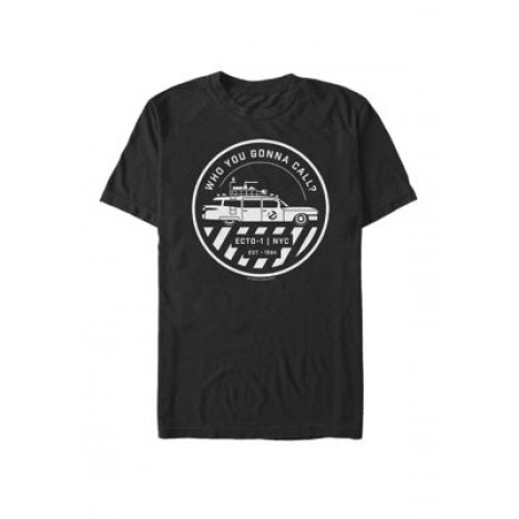 Ecto 1 Circle Logo Short Sleeve Graphic T-Shirt