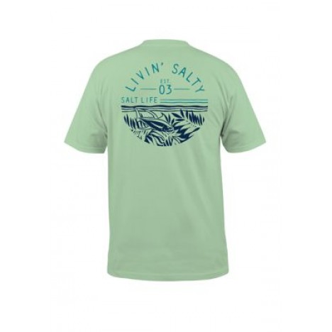 Fish Tropics Circle Graphic T-Shirt