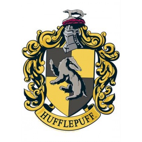 Harry Potter Hufflepuff House Crest Graphic T-Shirt