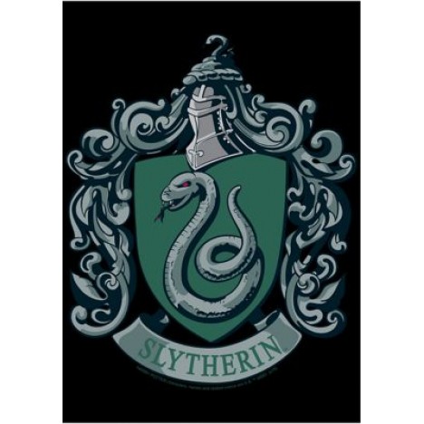 Harry Potter Slytherin House Crest Graphic T-Shirt