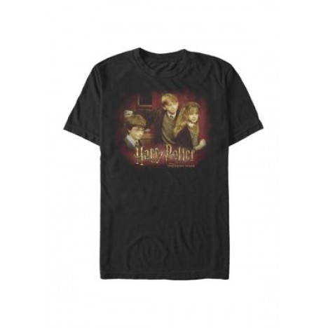 Harry Potter Train Station Trio Graphic T-Shirt