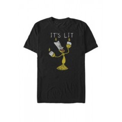 Lumiere It's Lit Humor Short Sleeve Graphic T-Shirt