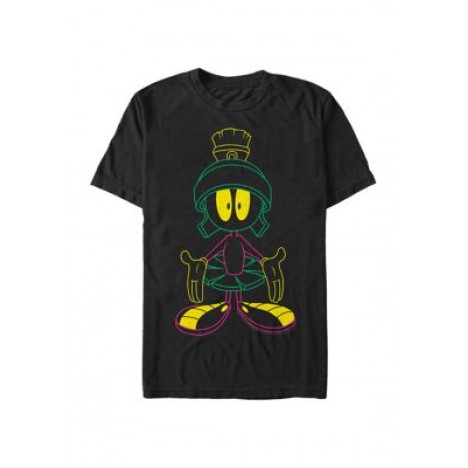 Martian Neon Graphic Short Sleeve T-Shirt