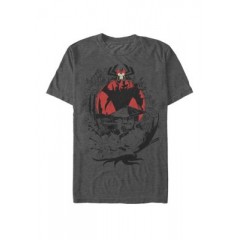 Samurai Jack Aku & The Flute Battle Music Short Sleeve Graphic T-Shirt