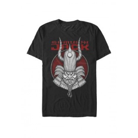 Samurai Jack Epic Ancient Warrior Mask Short Sleeve Graphic T-Shirt