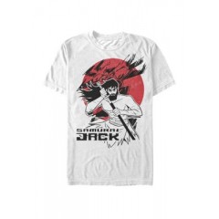 Samurai Jack The Warrior & The Sun Sketch Short Sleeve Graphic T-Shirt