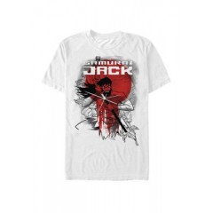 Samurai Jack Wounded Warrior Fights Again Short Sleeve Graphic T-Shirt